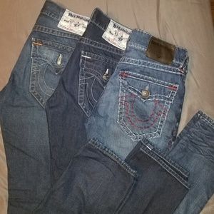 True Religion Mens skinny relaxed Jea s